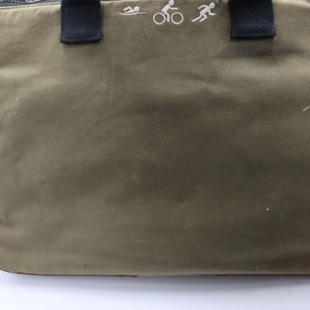 Rule #5 Athletic Messenger Bag Military Green Crossbody Travel Organizer 16x13XL